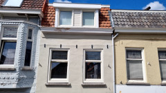 Close-up nieuwe kozijnen